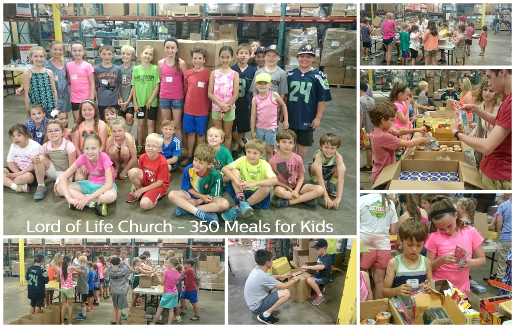 Lord of Life Church, June 2015 - 350 Meals