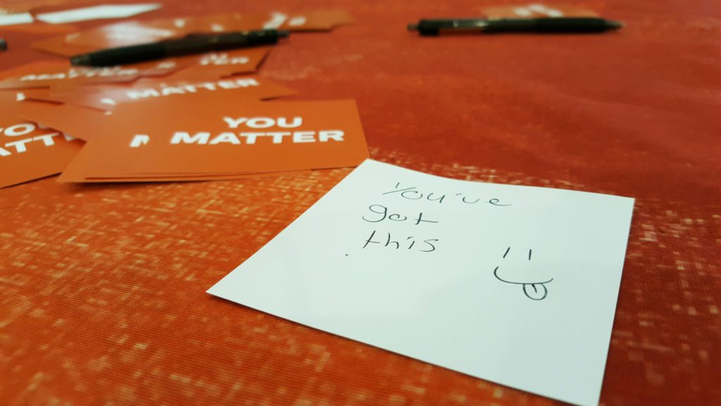 Hand Written "You Matter" Note