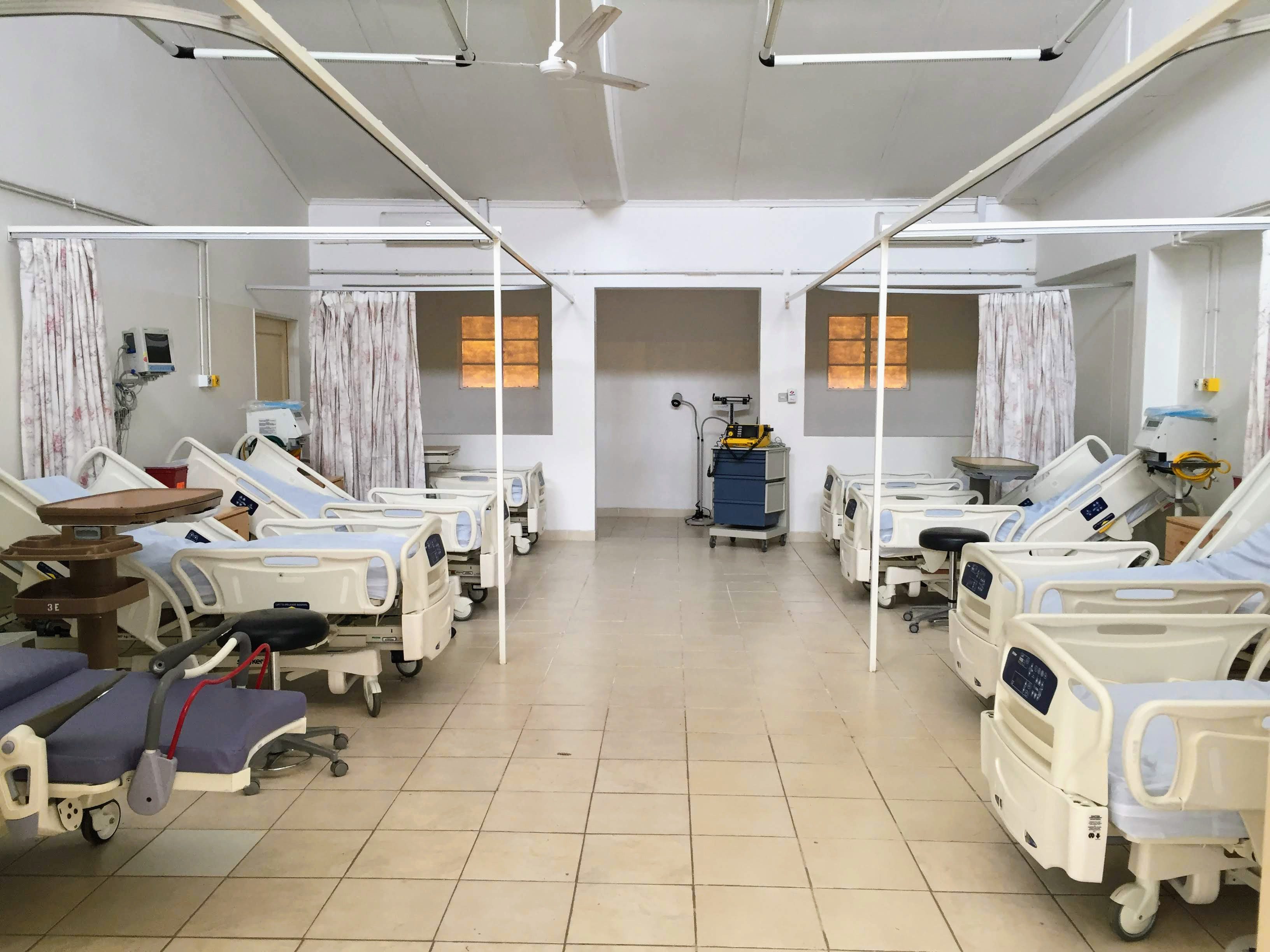 ICU room in Zimbabwe hospital