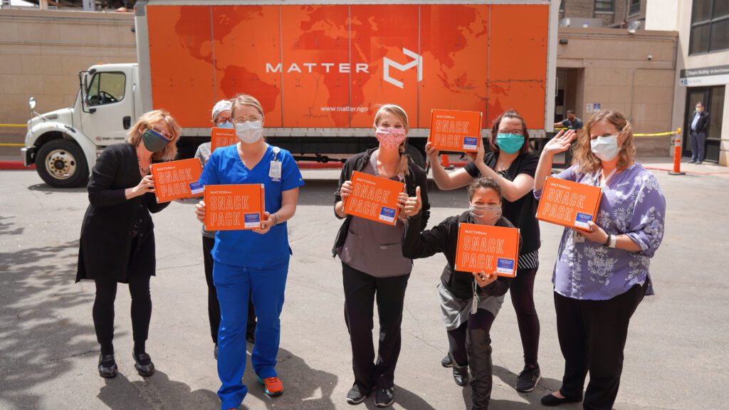 YOU MATTER: Sending Thanks & Snack Packs To Frontline Workers